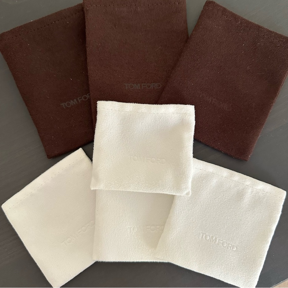 Tom Ford Chocolate and Ivory Pouch Set